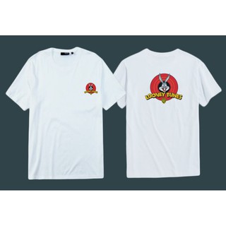 เสื้อยืด พิมพ์ลาย Looney tunes Hnm พรีเมี่ยม ของแท้