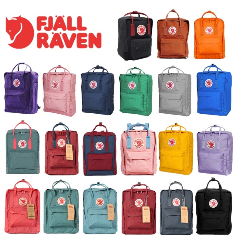 Fjallraven kanken กระเป๋าเป้สะพายหลัง คลาสสิก 16 ลิตร สไตล์เกาหลี