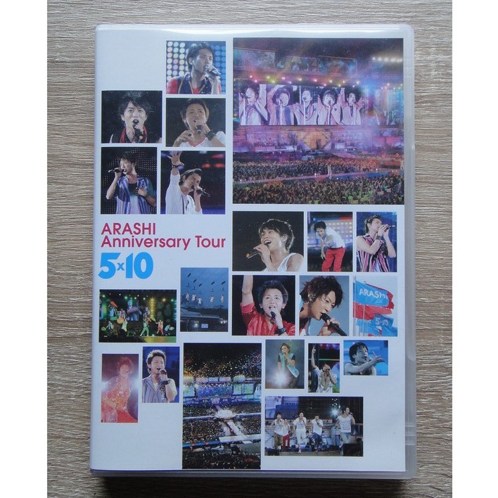 ARASHI ANNIVERSARY TOUR 5X10 DVD 2 DISCS