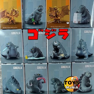 โมเดล ก็อตซิลล่า Godzilla และ คิงกิโดร่า น่ารัก หลายแอคชั่น มีทั้งหมด 12 แบบ ทุกแบบมีกล่องใส่ ส่วนสูงประมาณ 5-13 cm.