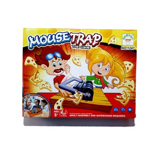 MOUSE TRAP THE GAME ของเล่นวางกับดักหนู เกมส์กับดักเนย ที่วางกับดักหนูพร้อมเนย ของเล่นทดสอบความมือเบา ของเล่นไม่ใช้ถ่าน