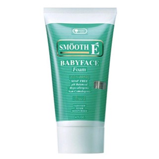 Smooth E Babyface Foam สมูท อี โฟมล้างหน้า เพื่อผิวหน้าเนียนใส ไร้ริ้วรอย (4Oz.) 120g.