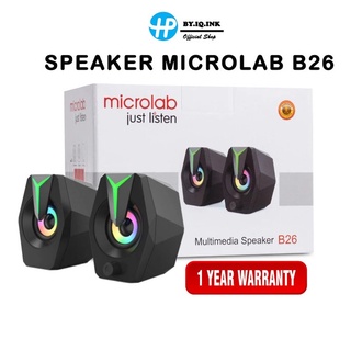 SPEAKER (ลำโพง) MICROLAB B26 (BLACK) ประกันศูนย์ไทย 1ปั