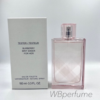 น้ำหอมแท้100% BURBERRY Brit Sheer Eau de Toilette ขนาด 100 มล. TESTER