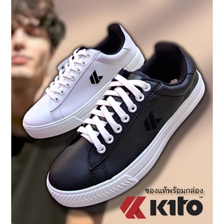 SIZE39-44 รองเท้าผ้าใบแฟชั่นวัยรุ่นผู้หญิงและชาย ยี่ห้อKITO Sneakers รหัสBE1M