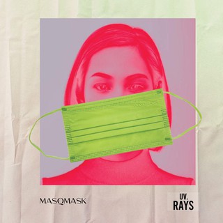 Masqmask หน้ากากอนามัย UV Rays pack 10 pcs.