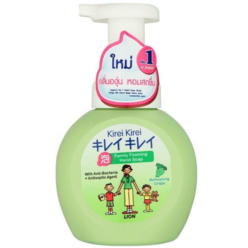 Kirei Kirei โฟมล้างมือ คิเรอิ คิเรอิ ขวดปั้ม 250 ml [สีเขียว]