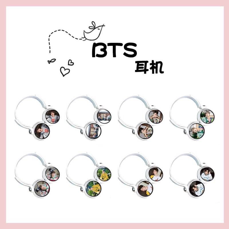 หูฟังครอบหู BTS มี2สีขาว/ดำ