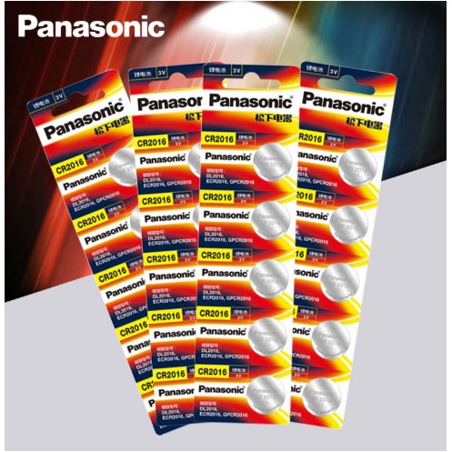 Panasonic แบตเตอรี่ CR2016 BR2016 DL2016 3V button battery.