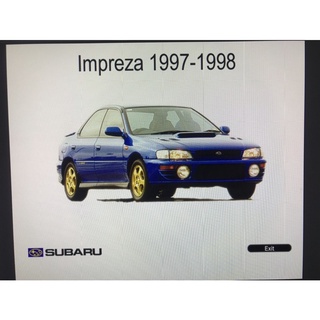 Subaru Impreza 1997-1998 คู่มือซ่อม 600 หน้า