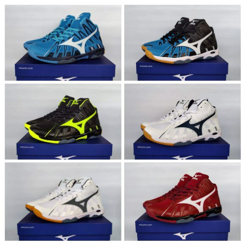 มิซูโน่ รองเท้าวอลเลย์บอลชายใหม่ล่าสุด Mizuno Wave Tornado รองเท้าผ้าใบผู้ชายรองเท้ากีฬาบาสเก็ตบอลแบ