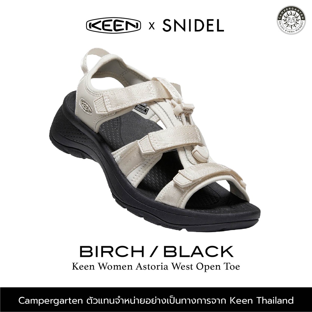 Keen Astoria West Open Toe 'Birch/Black' Keen x Snidel | Shopee Thailand