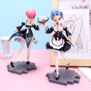 17.5cm Rem Maid Outfit Figure Re:Life In A Different World From Zero Rem Anime Figure Model Toys