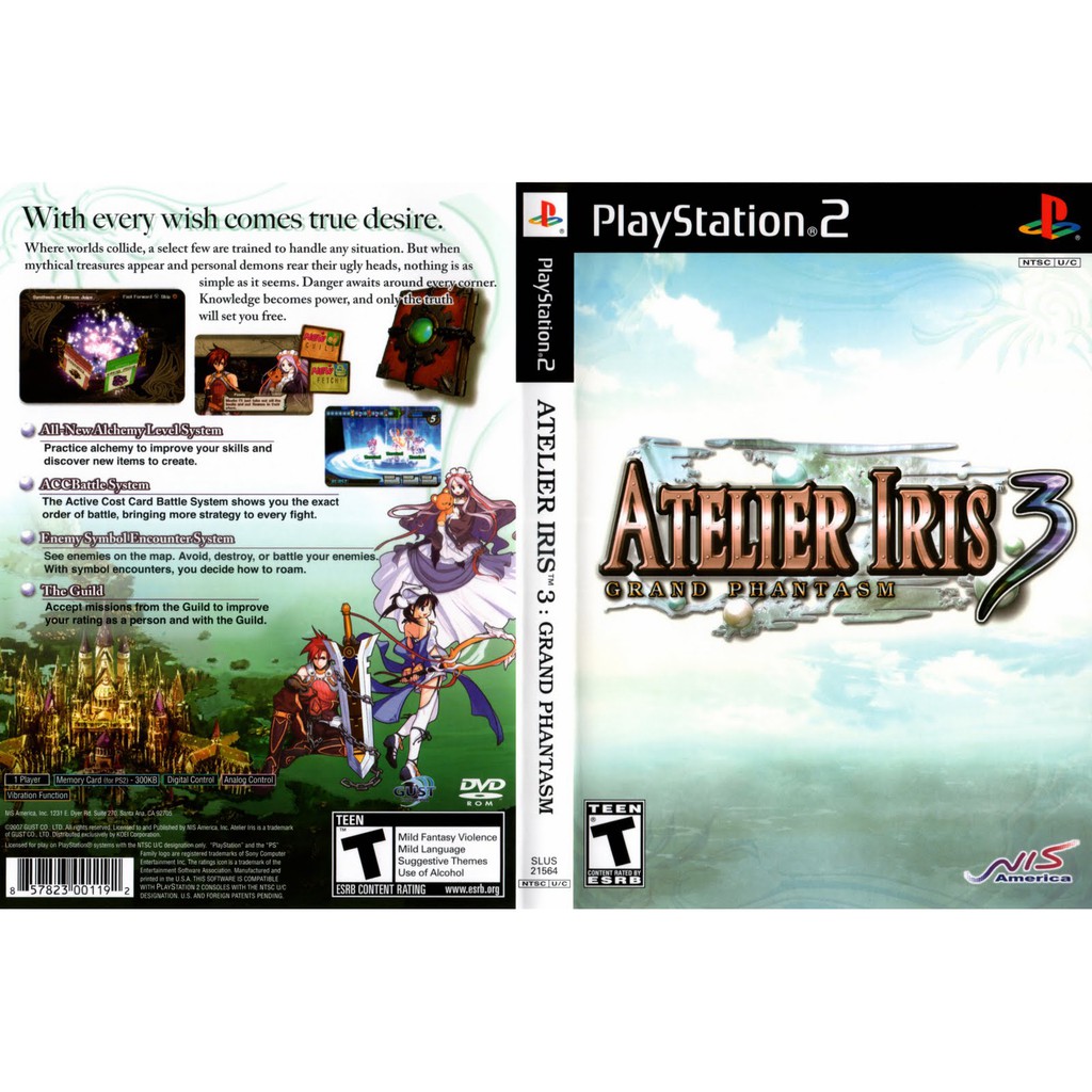 Atelier Iris 3 輸入版:北米 PS2 【ご予約品】