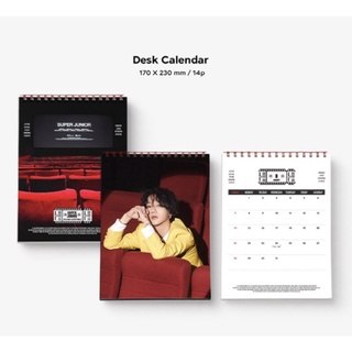 [แท้/พร้อมส่ง] ปฏิทินตั้งโต๊ะ Desk Calendar Super Junior 2022 Seasons Greetings