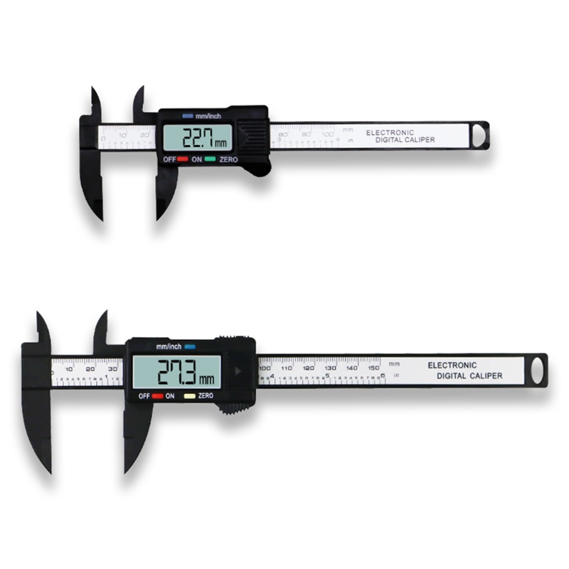 SIY Digital Caliper Electronic Digital Vernier Calipers 6 นิ้ว 0- 100 150 มม. 1 5V