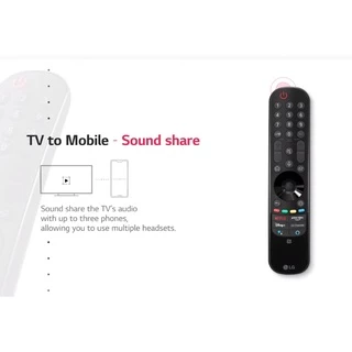 ใช้สําหรับ LG Magic Voice AN-MR20GA MR21GA/ MR21GC ใช้สําหรับ LG 2017 2018 2019 2020 2021 4K UHD สมาร์ททีวี UN7100 UN7200 UN7300 UN8000 NANO086 NANO9