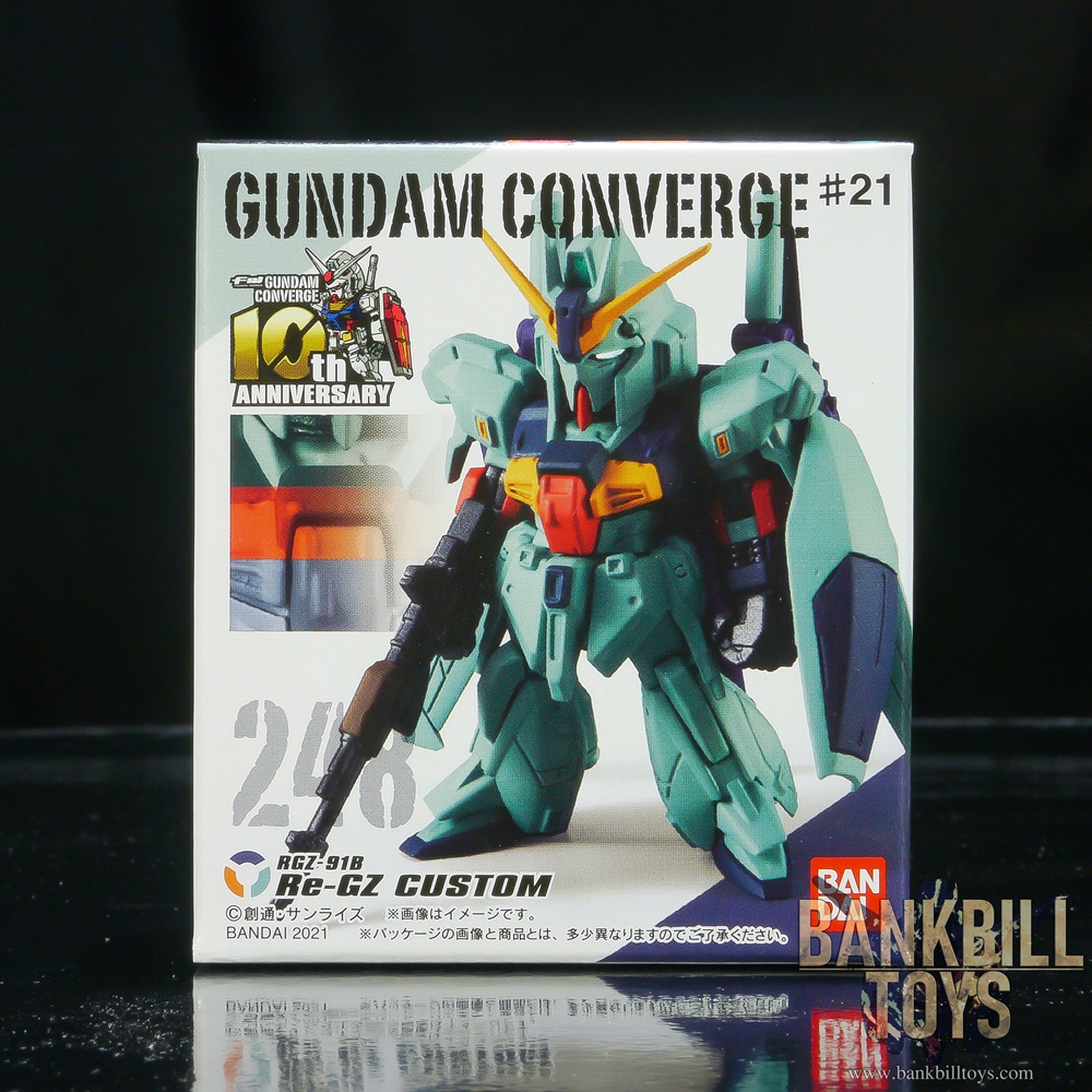 ฺกันดั้ม Bandai Candy Toy FW Gundam Converge #21 No.248 RGZ-91B Re-GZ Custom