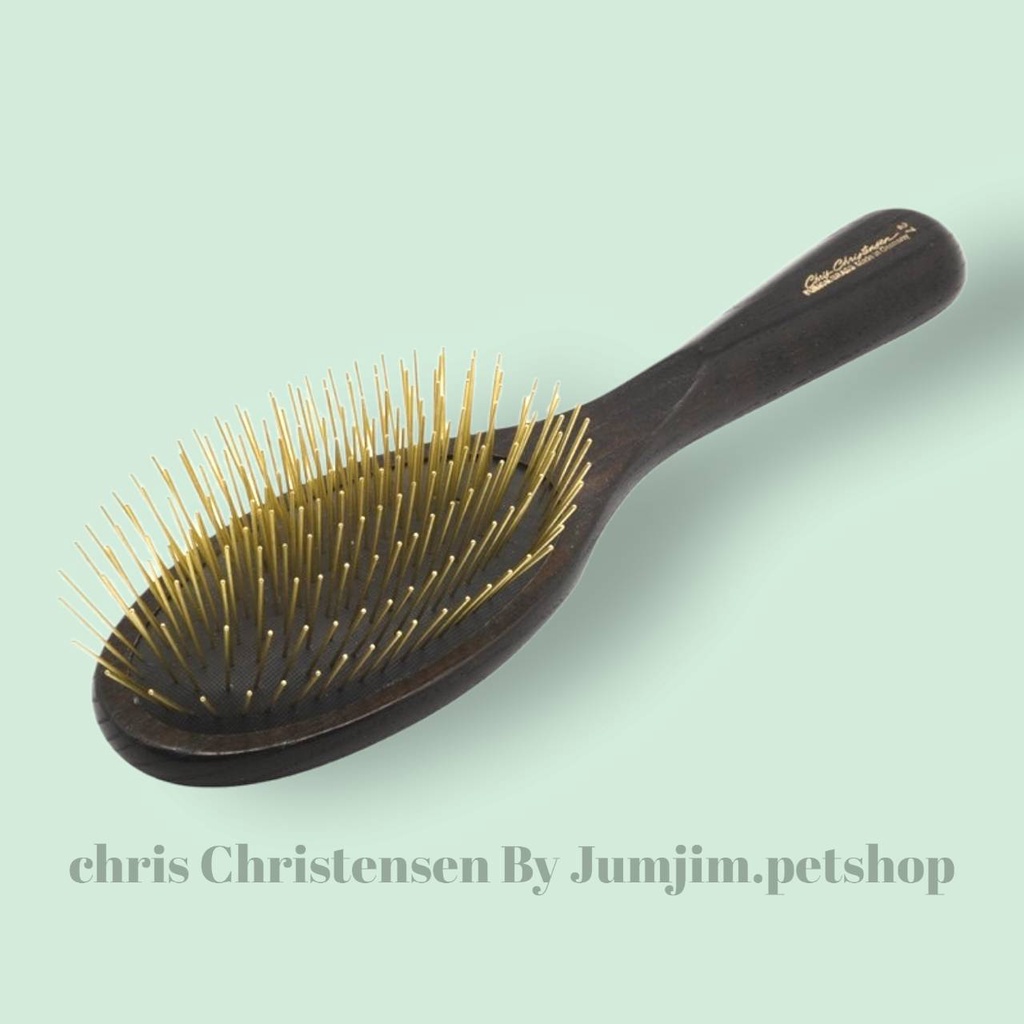 Chris Christensen (A027F)​ 27mm.Oval Fusion Series Pin Brush แปรงเข็มทรงรี ฟิวชั่น ซีรีย์ By jumjim.petshop