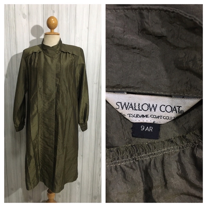 เสื้อโค้ท ผ้าร่ม มือสอง  Brand : SWALLOW COAT