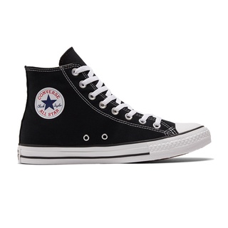 Converse All Star Classic Hi - Black สีดำ รองเท้า คอนเวิร์ส แท้ คลาสสิค หุ้มข้อ  ซื้อหนึ่งแถมหนึ่งถุงน่องผ้าฝ้าย