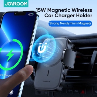 Joyroom JR-ZS295 Magnetic Wireless Charge Car Holder 15W ที่ยึดโทรศัพท์ในรถยนต์ ที่จับมือถือระบบแม่เหล็กพร้อมชาร์จไร้สาย