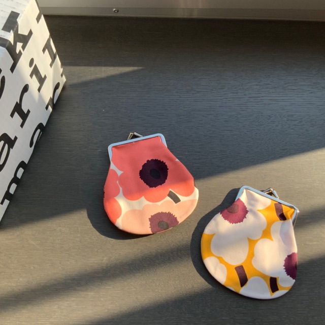 กระเป าใส เหร ยญ Marimekko ร น Pieni Kukkaro Mini Unikko Purse Shopee Thailand