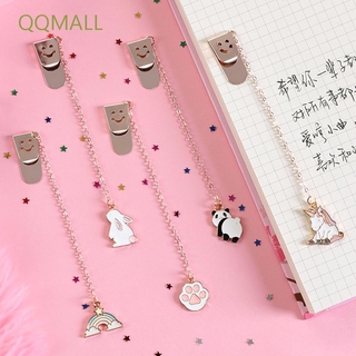 Qqmall ที่คั่นหนังสือโลหะลายการ์ตูนน่ารัก