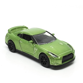 Majorette Nissan GT-R R35 Glossy Green Color /Wheels 8SB /scale 1/61 (3 inches) no Package