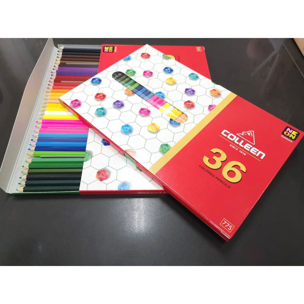Colleen สีไม้คอลลีน 36 สี รุ่น775 หัวเดียว