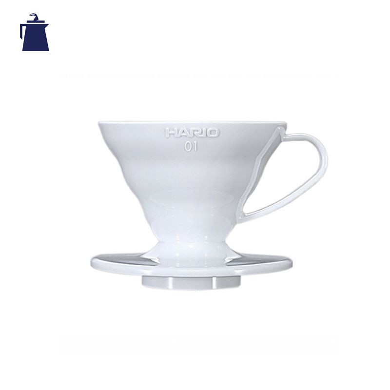 ดริปเปอร์ พลาสติก Hario 01 สีขาว  / dripper พลาสติก Hario 01 สีขาว / HARIO(038) V60 Coffee Dripper /