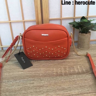 PEDRO TASSELED COMPACT SHOULDER BAG ของแท้ ราคาถูก