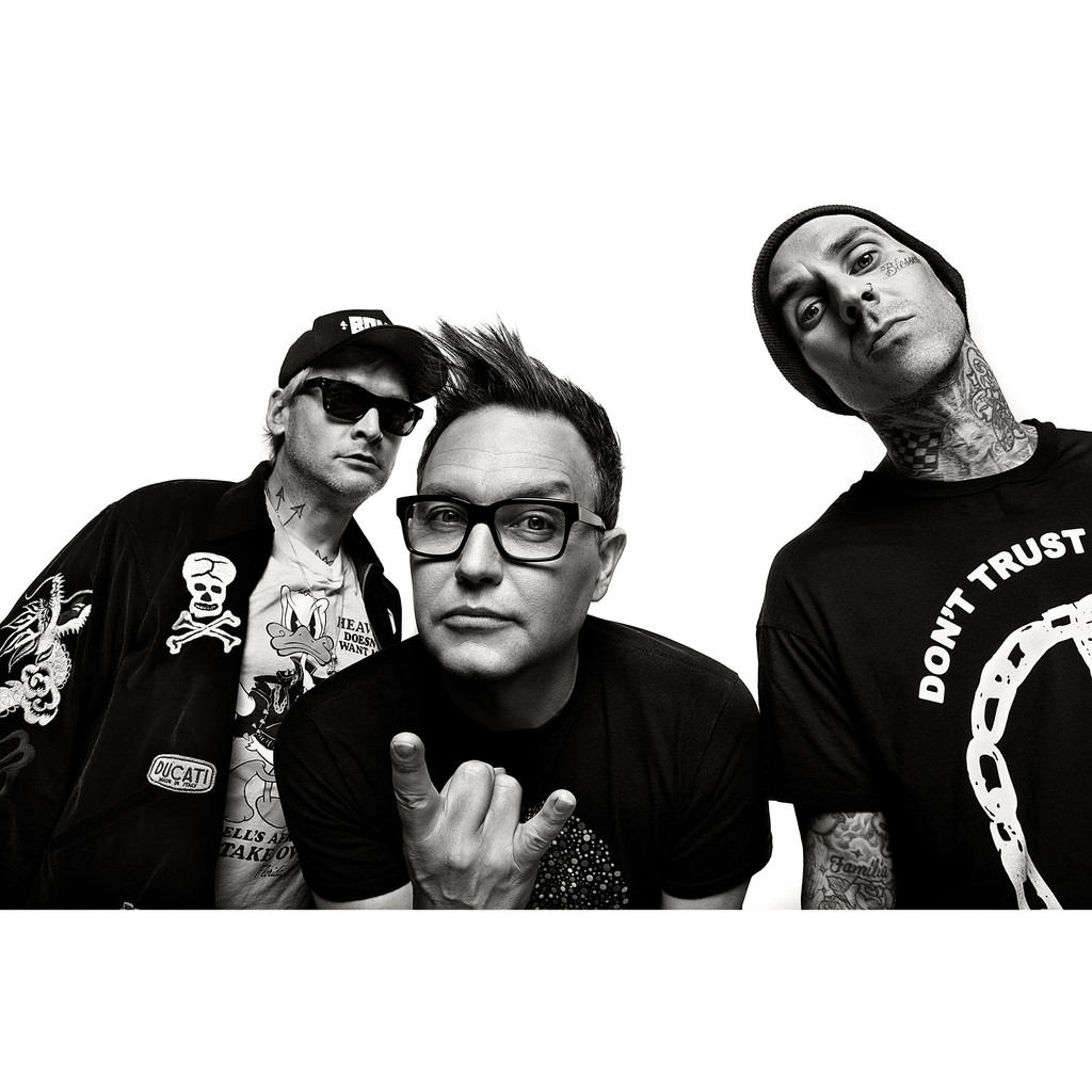 Blink182  บลิงก์182 โปสเตอร์ วอลเปเปอร์ ตกแต่งผนัง วงดนตรี Poster โปสเตอร์วินเทจ