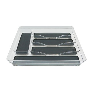 ถาดใส่อุปกรณ์ในครัว MICRONWARE 2817 5 ช่อง  KITCHEN UTENSIL TRAY MICRONWARE 2817 5HOLE CLEAR