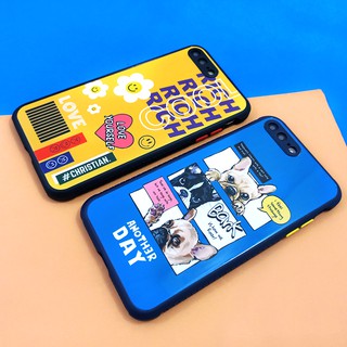 พร้อมส่งOPPO A93เคสขอบกันลื่น เคสกันเลนส์กล้อง เคสกันกล้อง เคสเท่ เคสพิมพ์ลาย ขอบสี เคสแฟชั่น