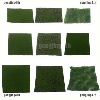 GONJF Simulation moss turf lawn green plants diy artificial garden landscape decor