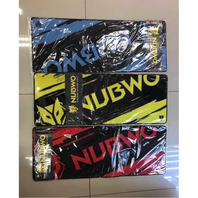 Nubwo แผ่นรองเมาส์ รองคีย์บอร์ด ไซต์ยาว 300x780มม.