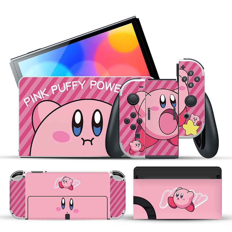 สติ๊กเกอร์ฟิล์มกันรอยขีดข่วนลายการ์ตูน Oled สําหรับ Nintendo Switch Oled