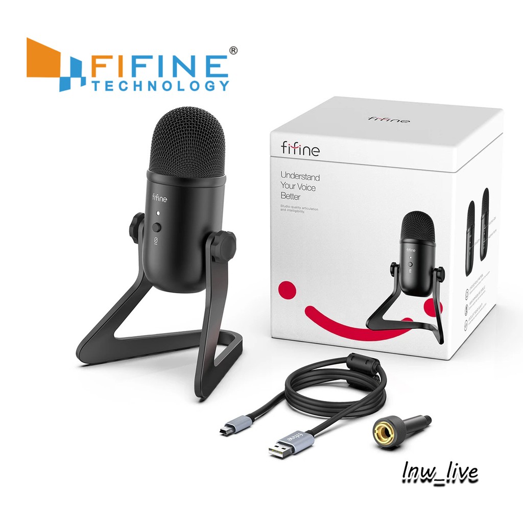 ไมค์ fifine K678 USB 2.0 Condenser Microphone