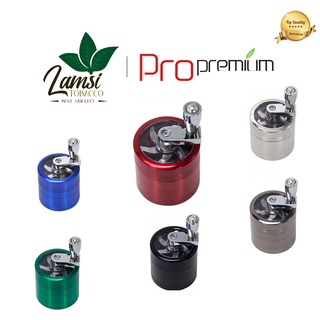 Grinder ขนาด 40 มม 4 ชั้น เครื่องบดสมุนไพร KuQi เครื่องบดยาสูบ