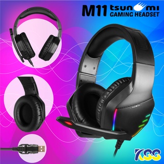 Tsunami M11 M Series 7.1 Surround Sound RGB Software Gaming Headset  Feature 7.1 Surround Sound