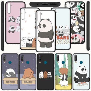 เคสโทรศัพท์มือถือ ซิลิโคนนิ่ม ลายการ์ตูนหมี we bare bears น่ารัก แฟชั่น สําหรับ Realme C21 C17 7i C21Y C25Y C11 2021 F2-ECY10