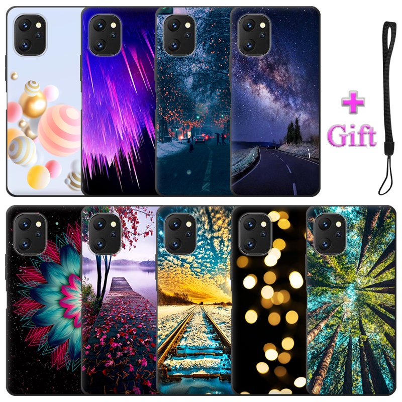 Umidigi Power 7 Power 7S พิมพ์กรณีการ์ตูนปกหลังสําหรับ Umidigi Power 7 Power 7S ซิลิโคนนุ่ม TPU กรณี