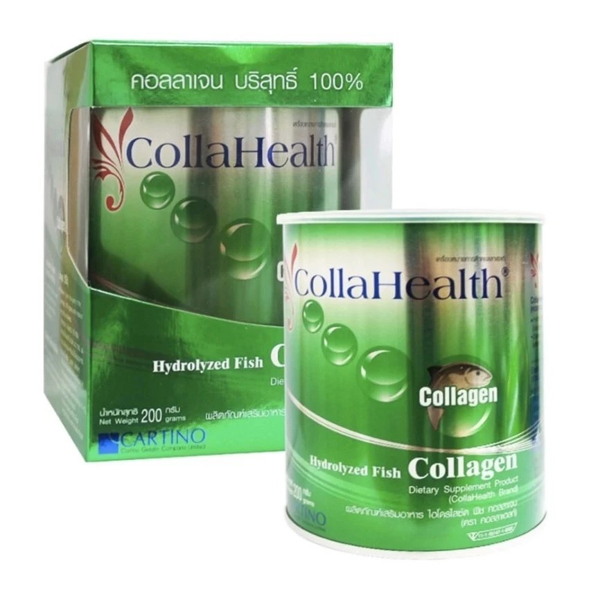 CollaHealth Collagen คอลลาเจนบริสุทธิ์ (200 กรัม x 1 กล่อง)