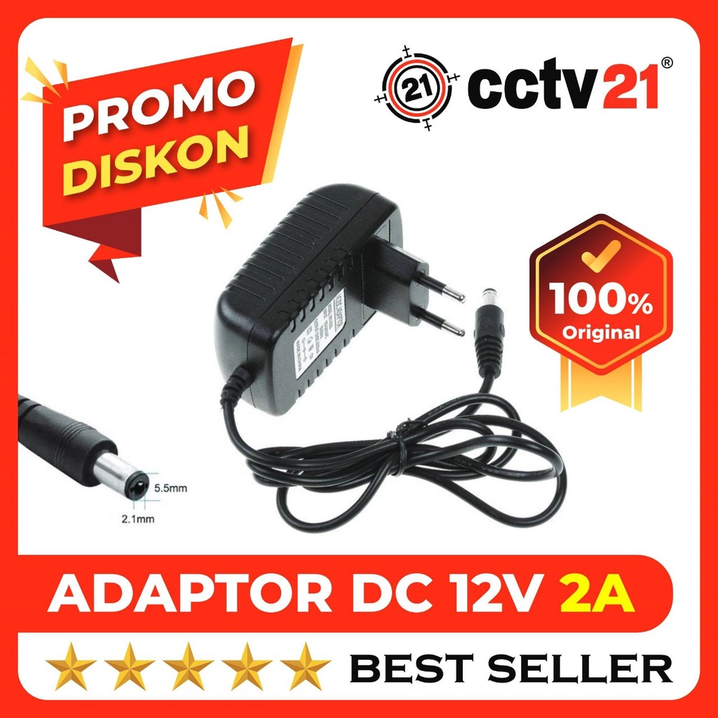DC12V 2A Output Adapter ราคาใหม่ CCTV21