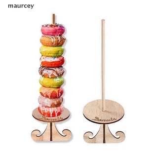 MA Wooden Donut Display Stand Rack DIY Wall Doughnut Dessert Rack Birthday Decor EY