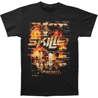 เสื้อยืดพิมพ์ลายแฟชั่น Lint9 เสื้อยืดผ้าฝ้าย 100% พิมพ์ลาย Skillet Rise Above โอเวอร์ไซซ์ สําหรับผู้ชาย