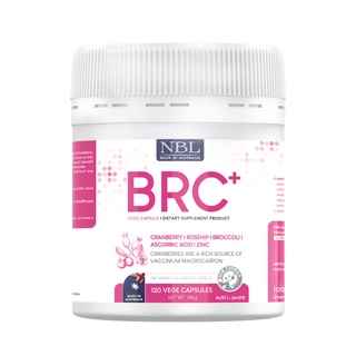 NBL BRC+ Vege Capsule - บีอาร์ซี เวจี แคปซูล (120 Capsules)