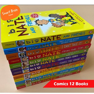 *ส่งทุกวัน* หนังสือการ์ตูนภาษาอังกฤษ Big Nate Comics Collection (Set of 12 Books)