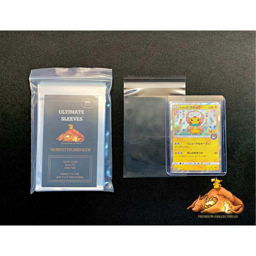 PremiumCollectibles Ultimate Sleeves แขน Toploader สําหรับ 35PT ถึง 55PT